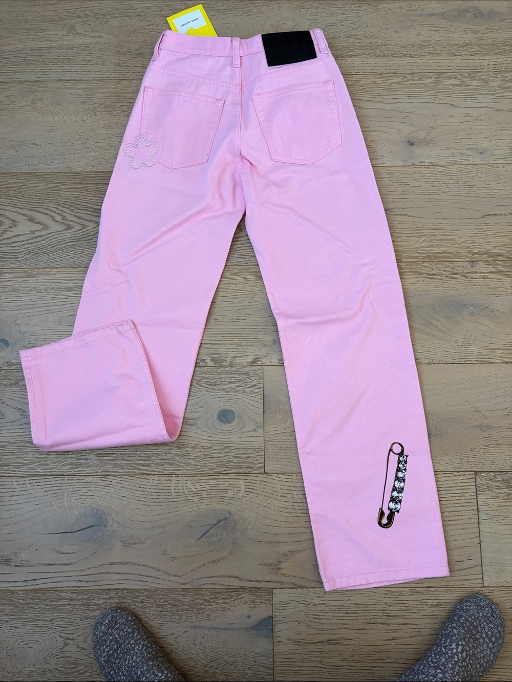 Marc Jacobs Pink Embellished Cotton Jumpsuit - Picture 7 of 7